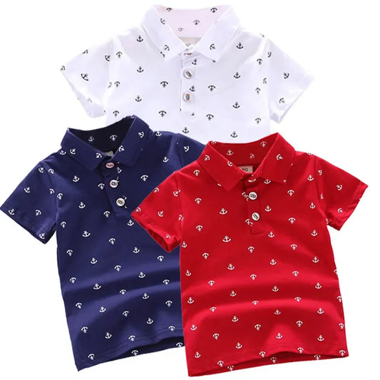 Boys Fashion Cotton Shirt Tops