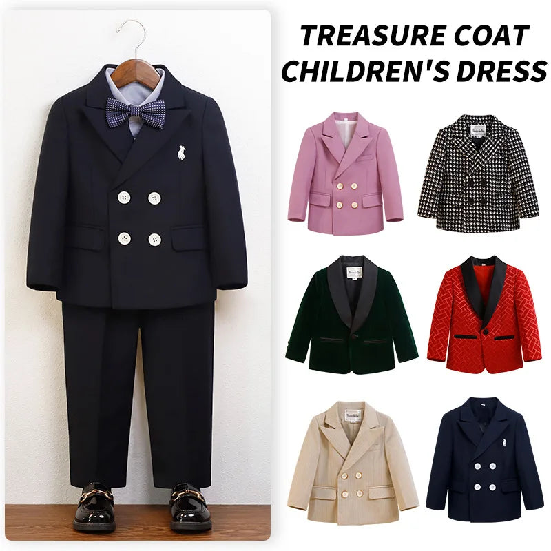 Children's Formal Event Coat – New Year, Wedding, & Party Wear